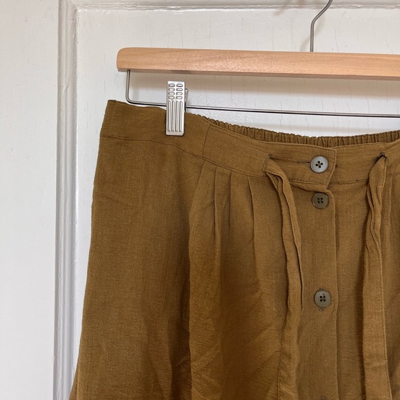 Olive Green Vintage Skirt - Picture 3 of 4